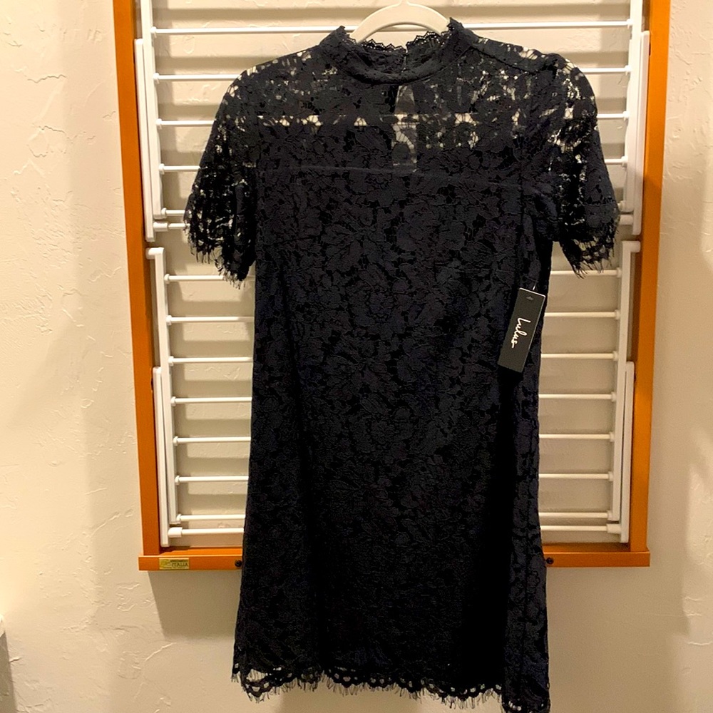 Lulus Black lace dress